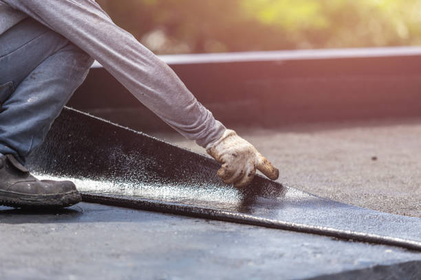 Professional Waterproofing technician working in Jarrettsville, MD